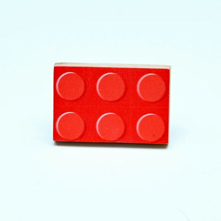 Handicraft Pine Wood LEGO-Inspired Knob for Kids Furniture